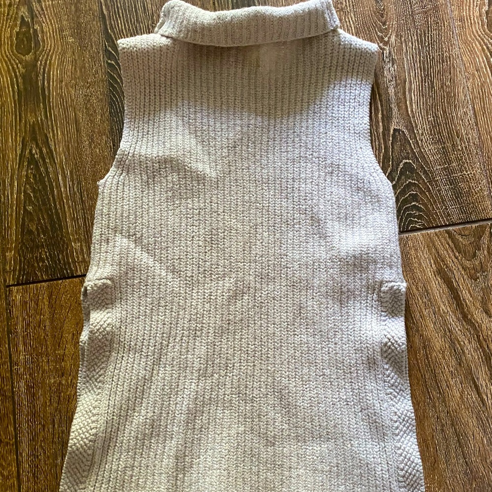 Wilfred knitted high neck wool sweater/vest